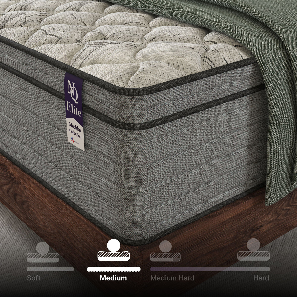 Elite Series Machka - 12" Cooling Gel Memory Foam Hybrid Mattress