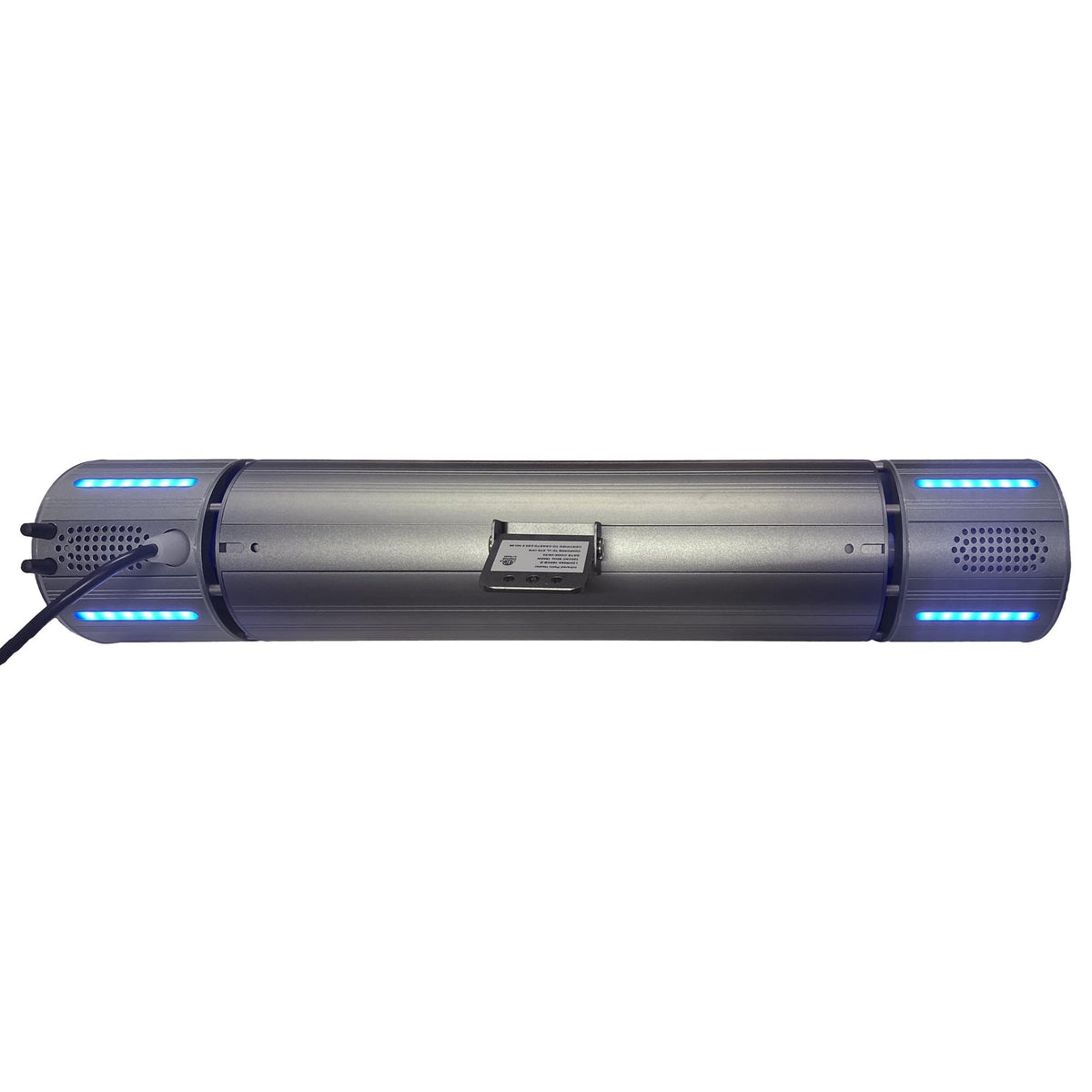 Smart Electric Heater With Bluetooth Speakers, Gunmetal Gray