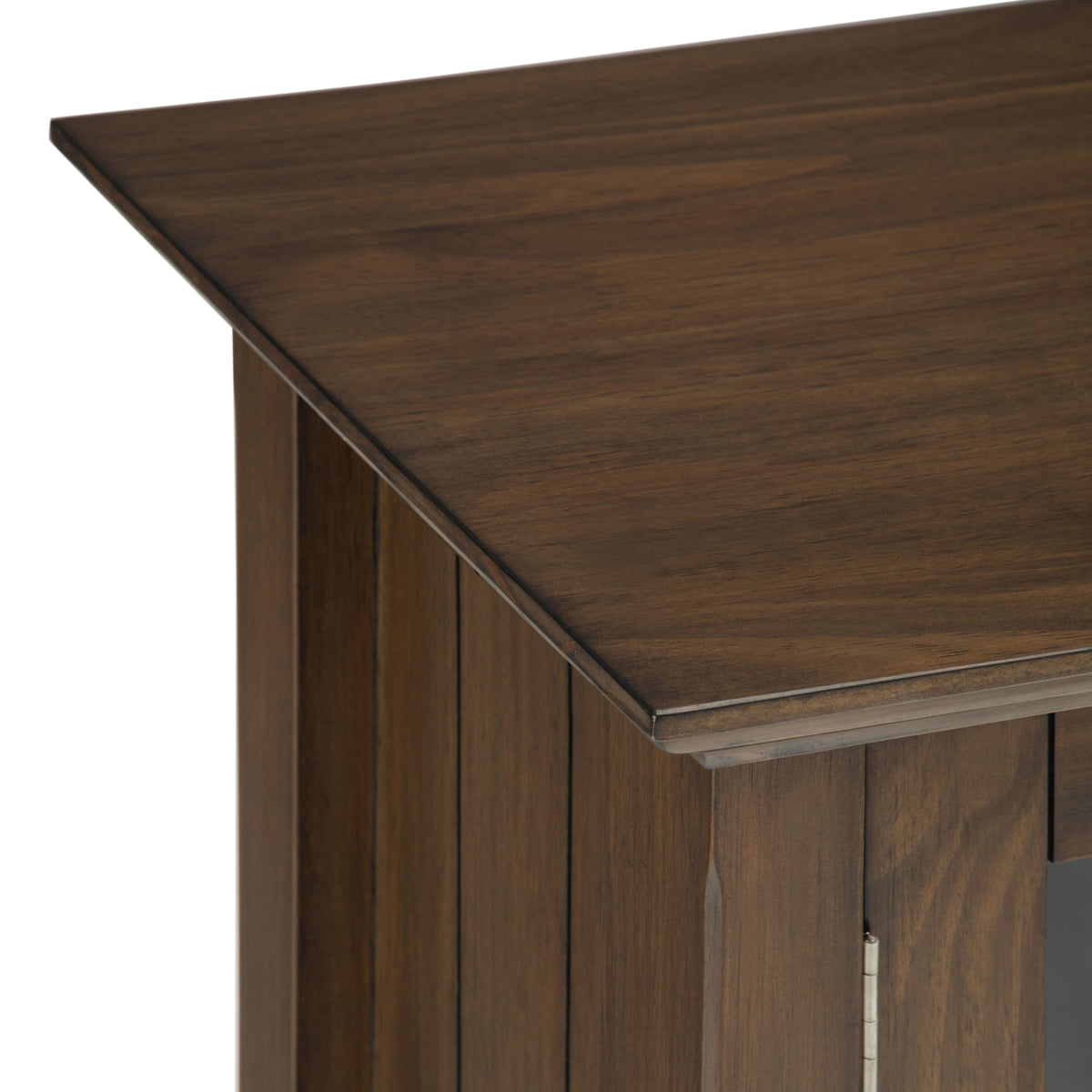 Bedford - Mueble bajo para multimedia - Marrón rústico envejecido natural