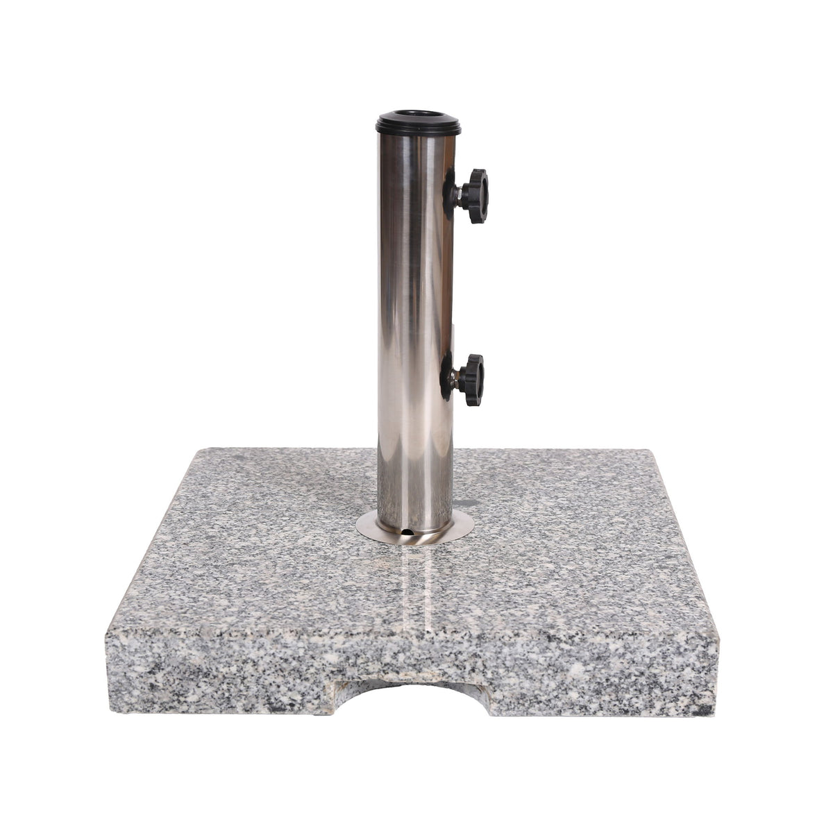 Umbrella Holder Square 55 Lbs Umbrella Base - Natural / Gray