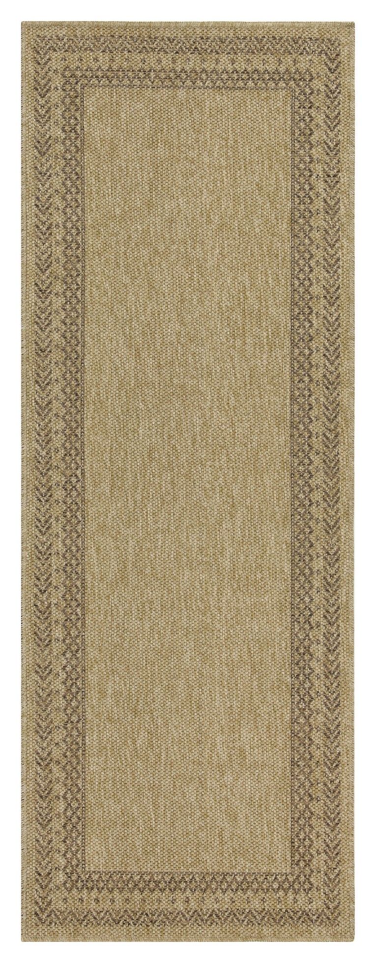 Alfombra Earth de polipropileno, 2,28 m x 3,18 m, para interior y exterior, color yute, color moca