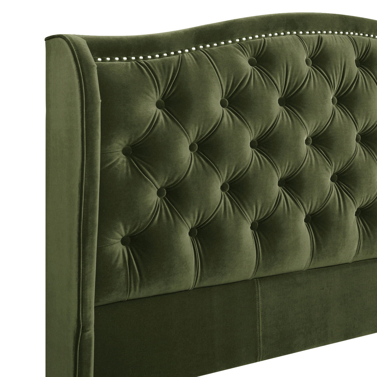 Marcella - Upholstered Shelter Headboard Bed