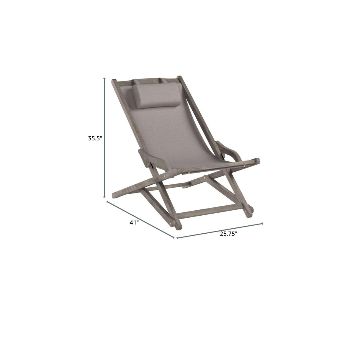 Arcadia - Outdoor Sling Chair With Pillow