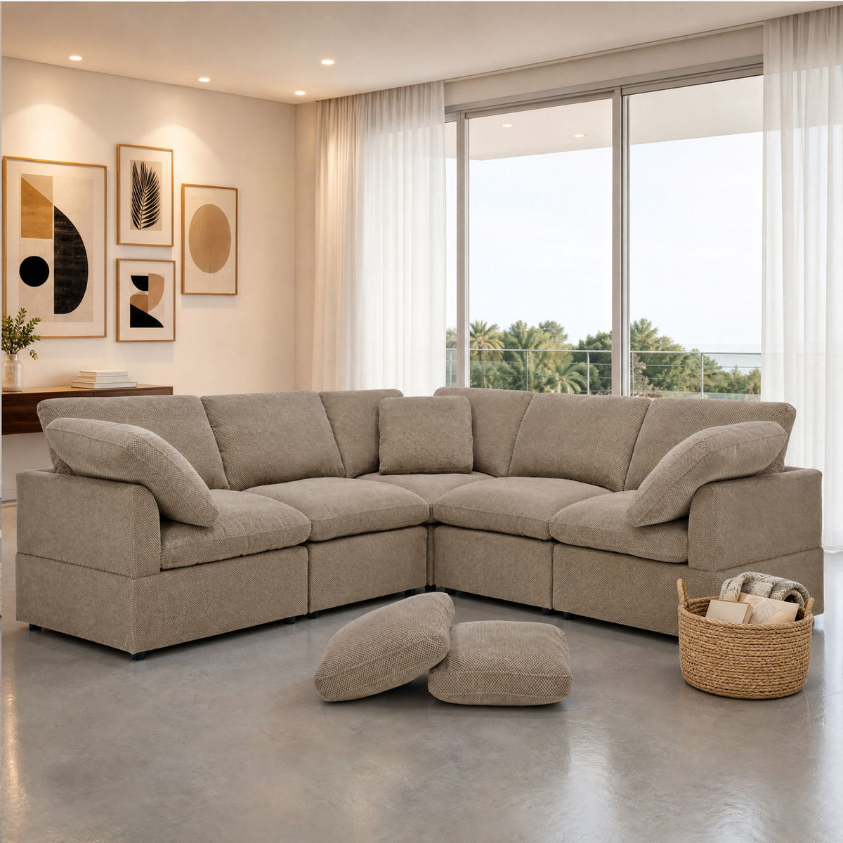Modular Cloud Sofa Freely Configurable Corner