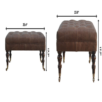 Buffalo - Ottoman With Castor Legs