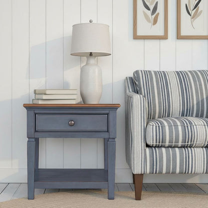 End Table - Blue