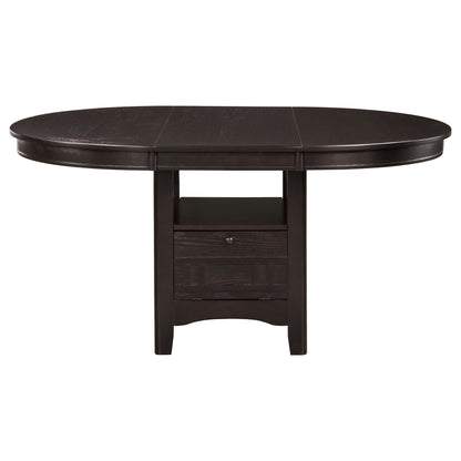 Illkirch - Oval Extension Leaf Dining Table With Expandable Surface - Espresso