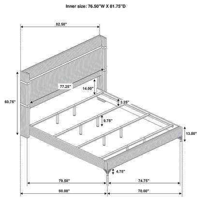 Malcolm - Bedroom Set With Wingback Design