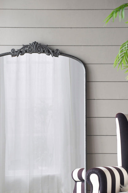 Arch Mirror, Baroque Inspired Wall Decor For Bathroom, Bedroom, Living Room