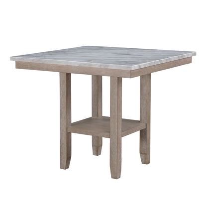 Claui - Bar Table And Bar Stools - Natural