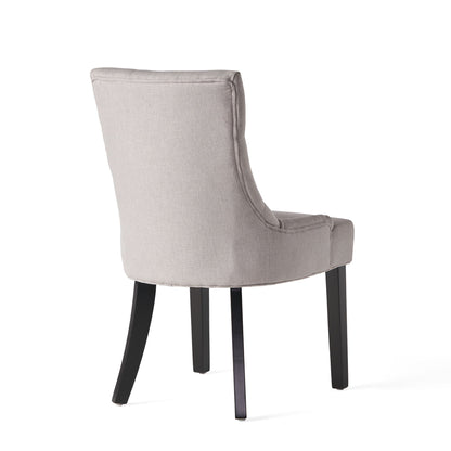 Contemporary Cheney Dining Chair Set With Tufted Design