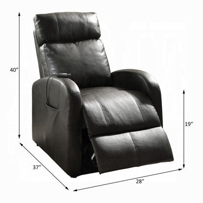 Ricardo - Sillón reclinable y elevador eléctrico - Marrón