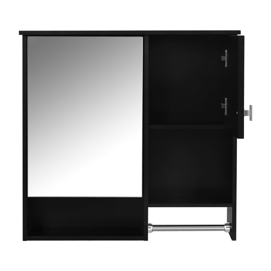 Botiquín de baño moderno de pared, armario de almacenamiento de pared con espejo