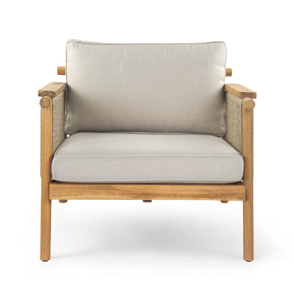 Sumbawa - Outdoor Club Chair - Teak / Beige