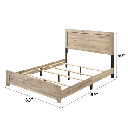 Miquell - Queen Bed - Natural