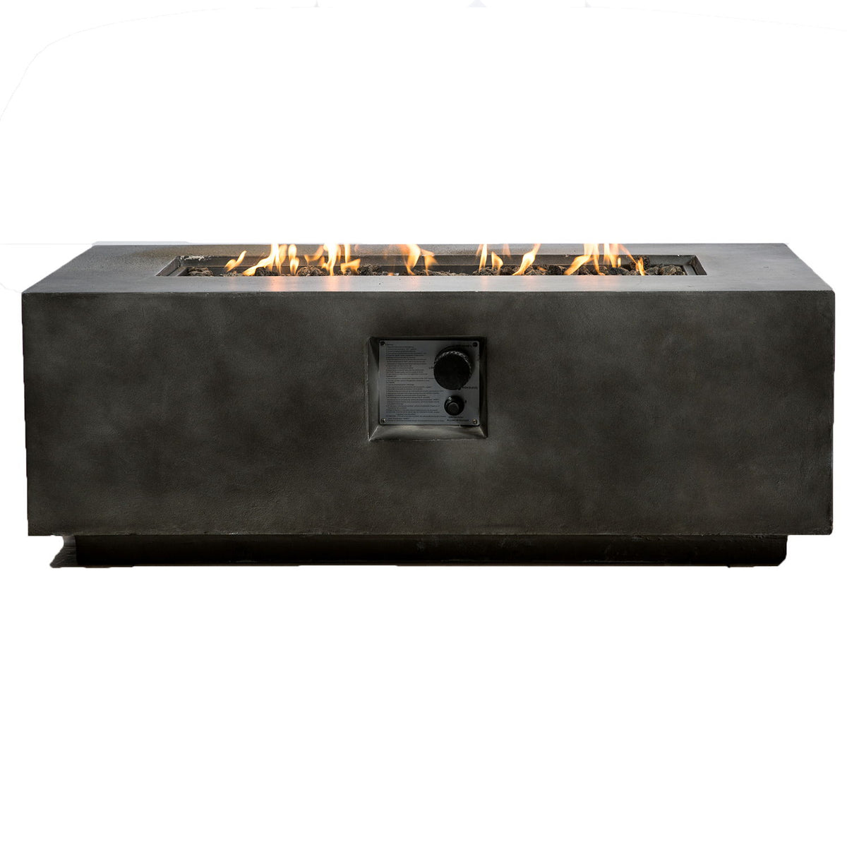 Mesa para fogata de propano para exteriores
