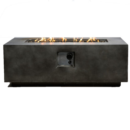 Mesa para fogata de propano para exteriores