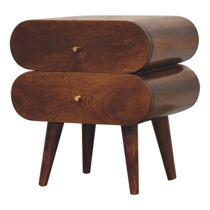 Bubble Nightstand - Brown
