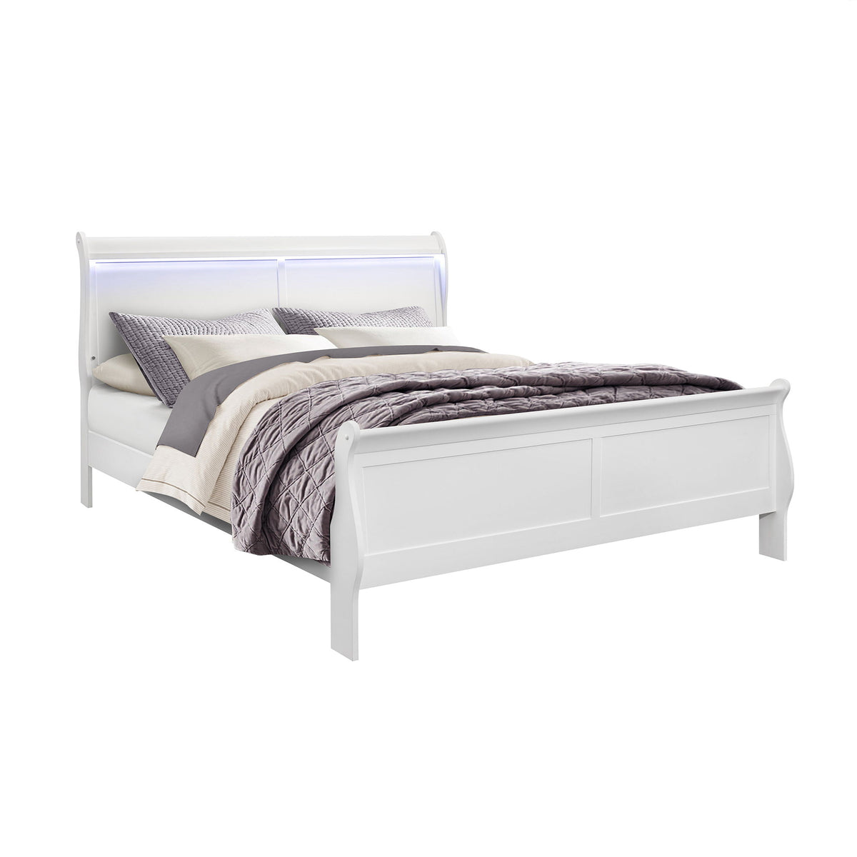 Charlston - 5 Piece Bedroom Set With LED Headboard