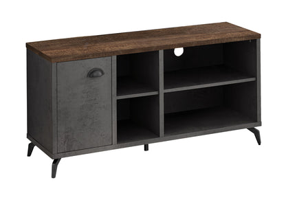 Mueble de TV, consola, centro de entretenimiento multimedia, mueble de almacenamiento, contemporáneo y moderno