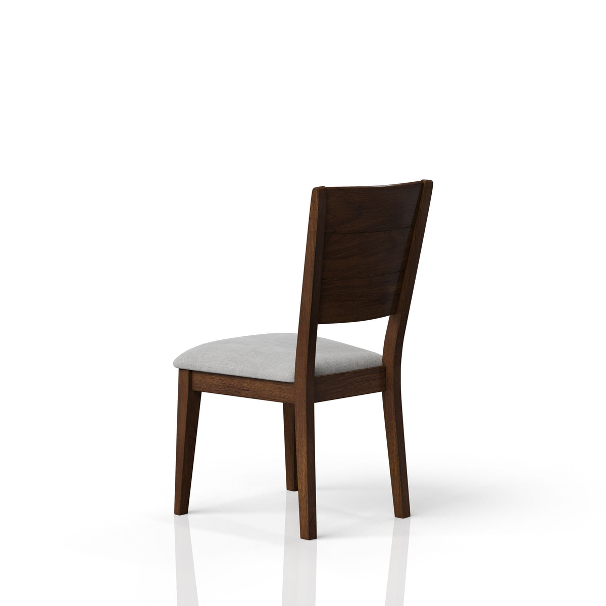 Sillas de comedor modernas de mediados de siglo, tapizadas, estilo cerezo
