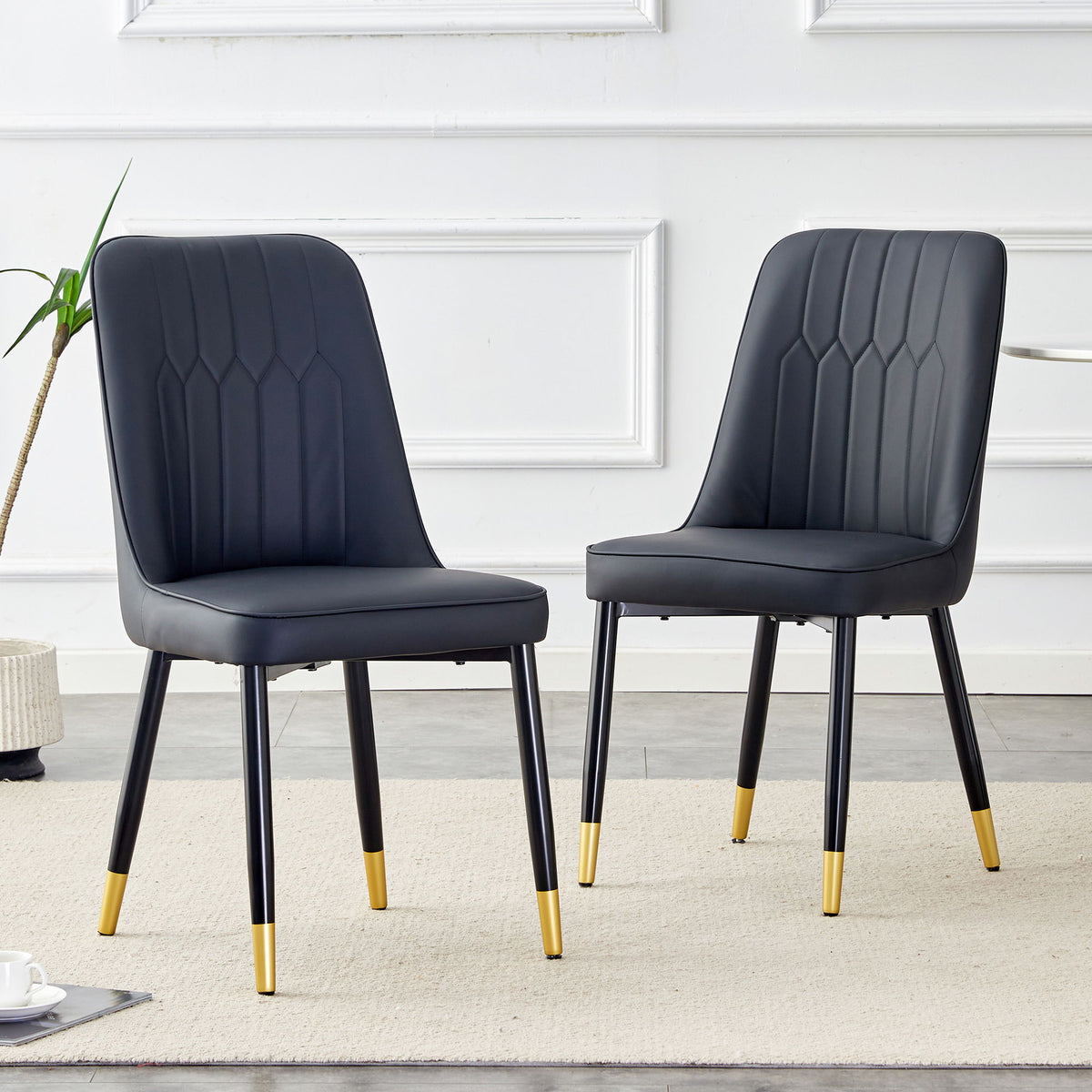 Modern Chair With Metal Legs