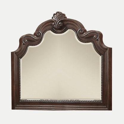 Espejo ornamentado - Caoba
