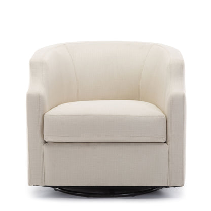 Isabelle - Swivel Glider Barrel Chair
