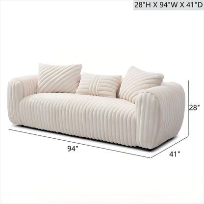 Cancun - Sofa - White