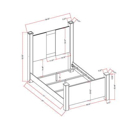Lorenzo - Bed With Speakers And Glittered Detailing