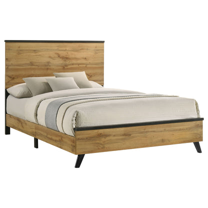 Fraser - Queen Panel Bed - Natural