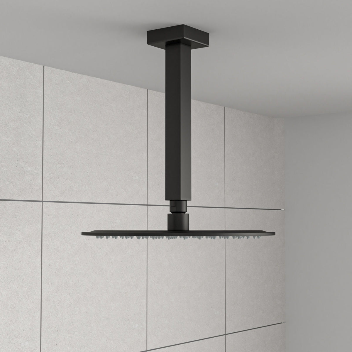 Premium 8" Ceiling Mounted Shower Arm With Flange