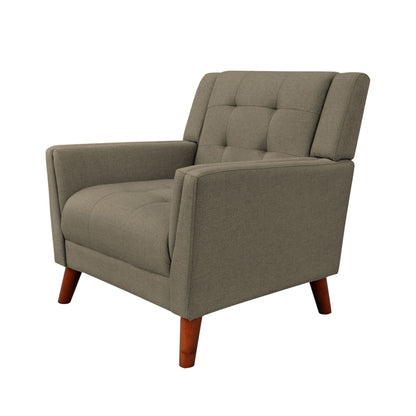 Luminaesque - Fabric Upholstered Armchair With Tufted Back