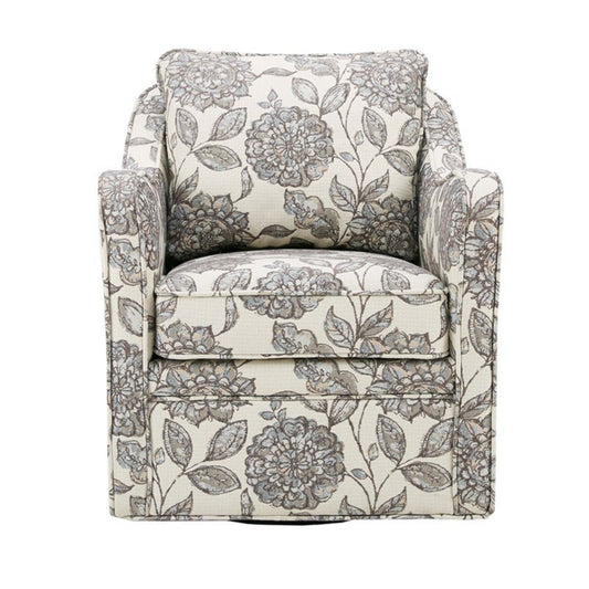 Brianne - Wide Seat Arm Chair With 360 Degree Rotation
