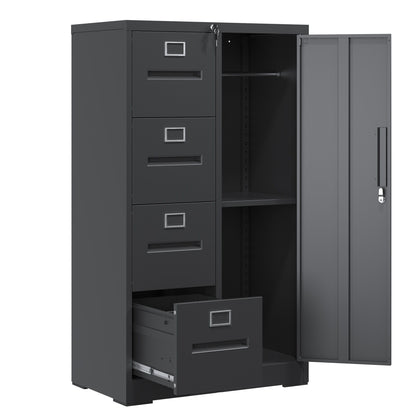Storage Vertical Filing Cabinet With Lock