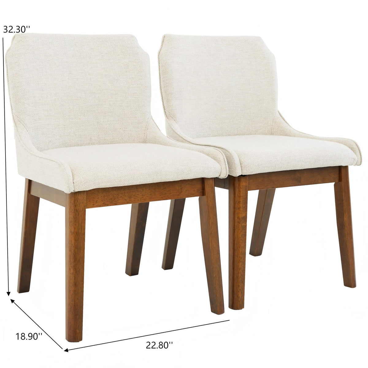 Ellis - Dining Chair (Set of 2) - Beige