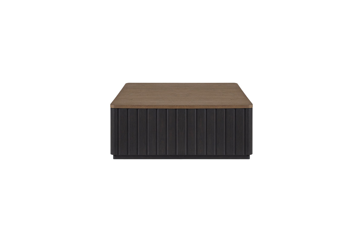 Mesa de cóctel Channel con ruedas, color negro