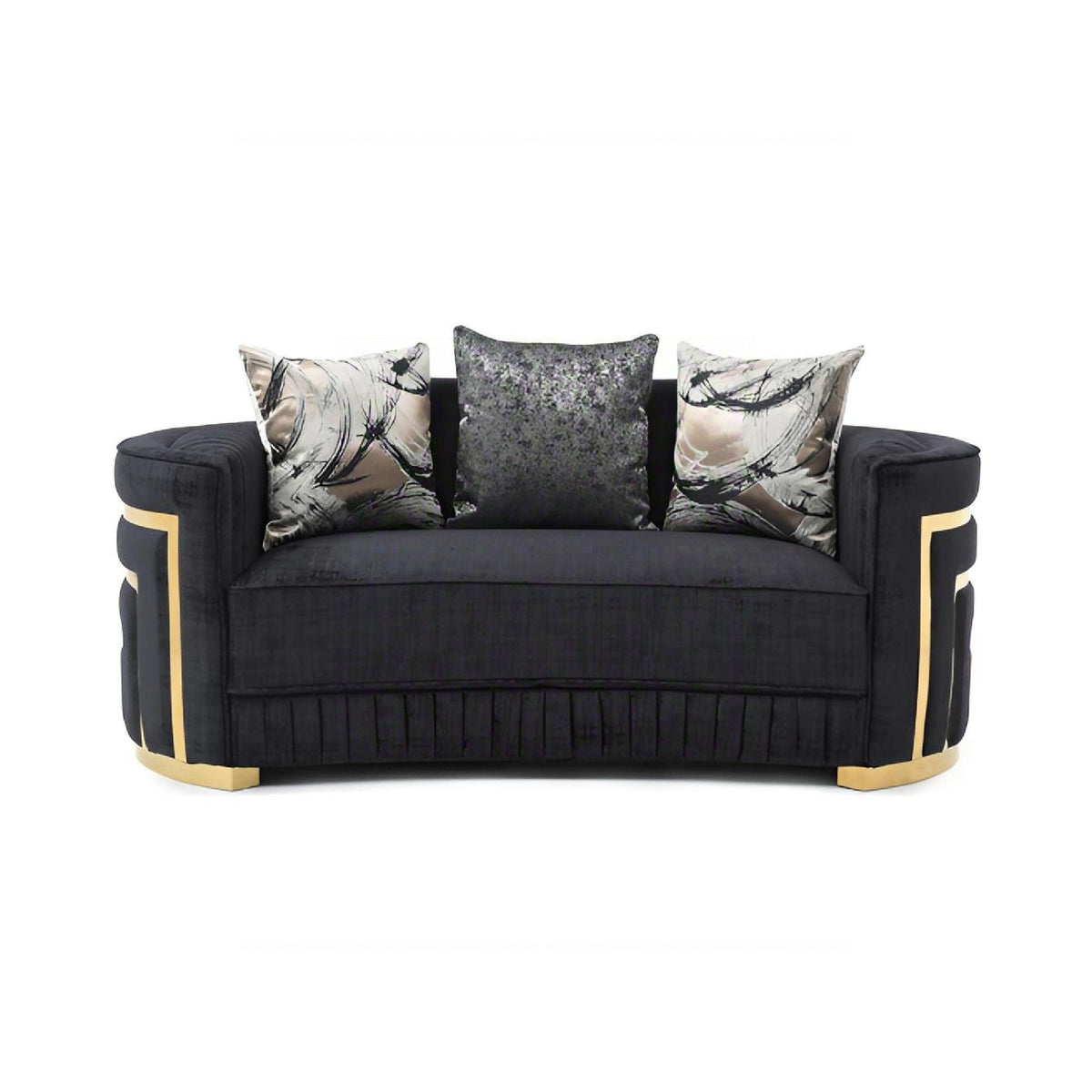 Soledad - Loveseat - Black
