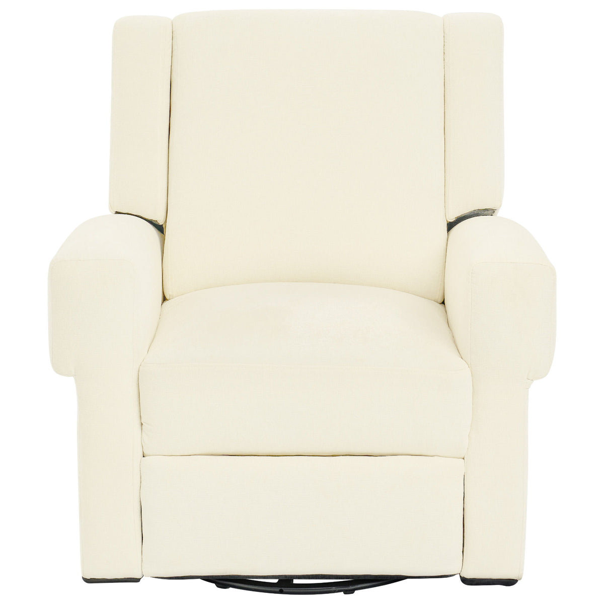 Manual Recliner Chair With Swivel Rocker Function, Dual Recline Angles