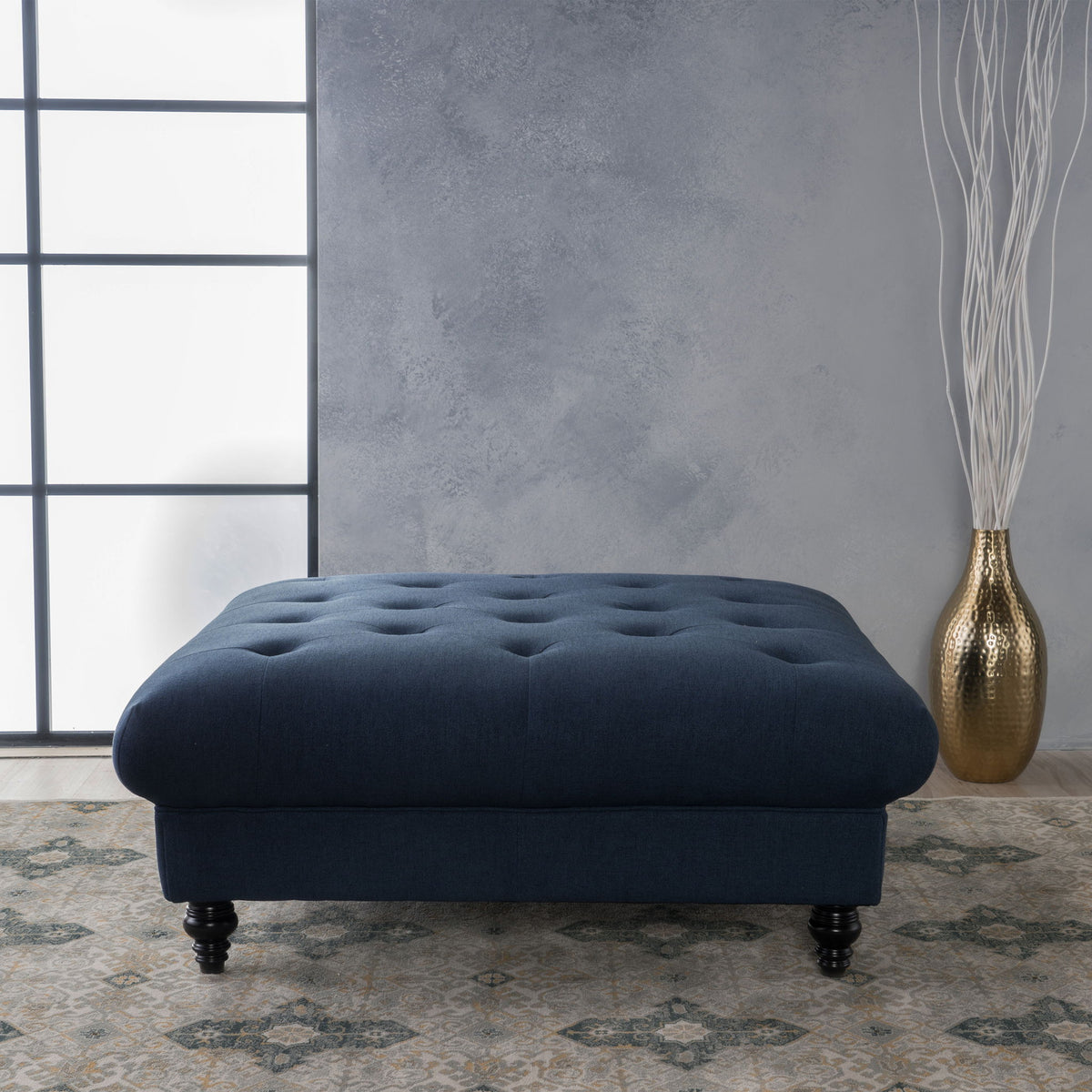 Madrid - Tufted Ottoman Footrest