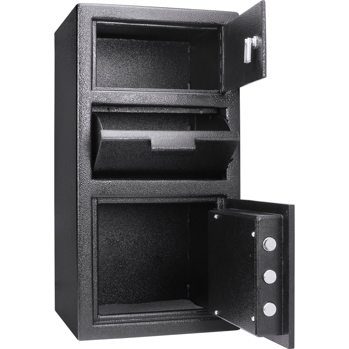Large Locker Depository Safe With Digital Keypad 0 72 0 78 Cubic Ft - Black