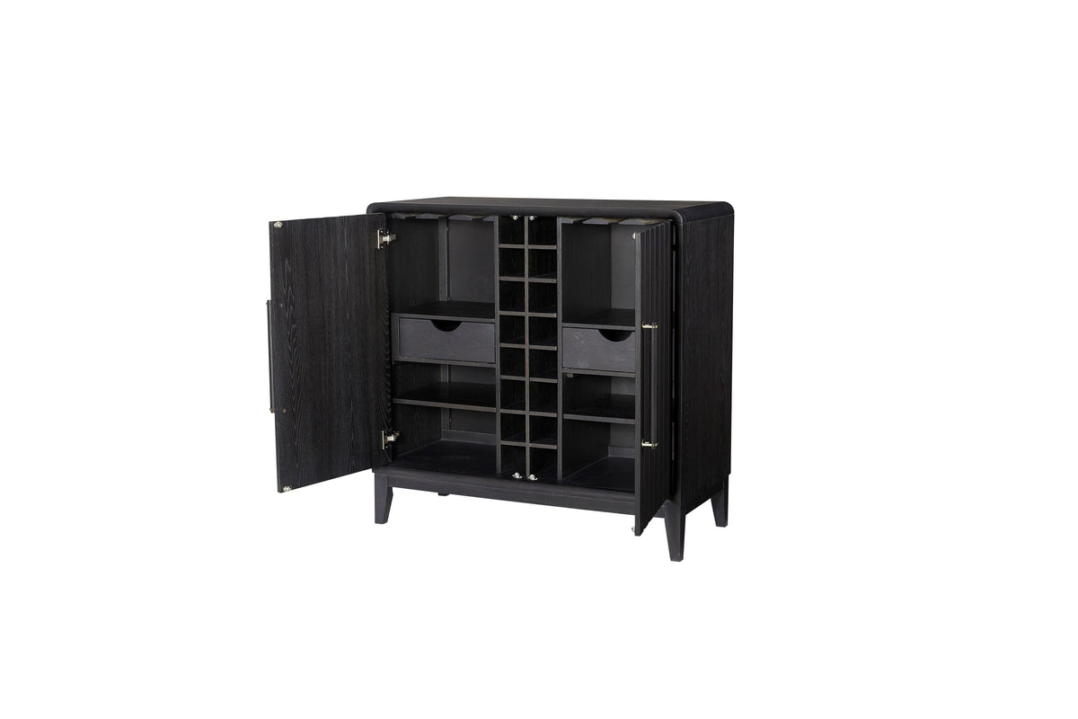 Amplio mueble bar con espacio de almacenamiento - Peppercorn