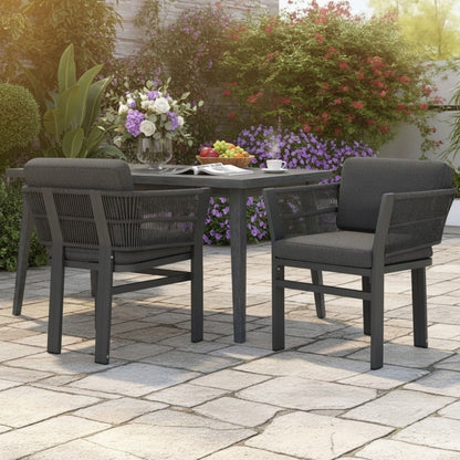 Outdoor Dining Chair, All-Weather Patio Seating For Backyard (Set of 2)