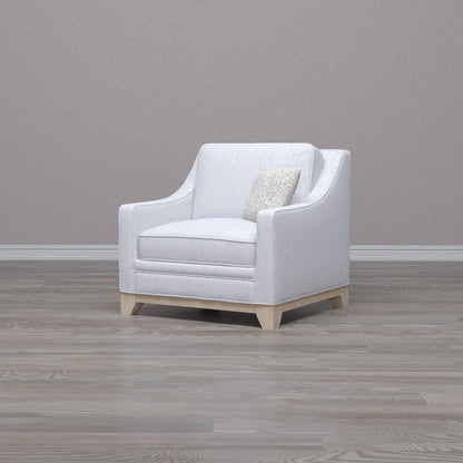 Lounge Chair With Casual Accent - Gray