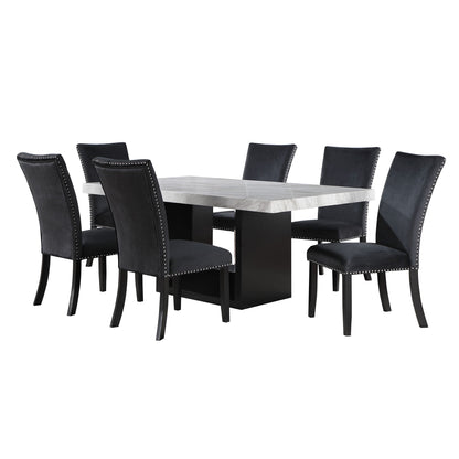 Sheena - 5 Pieces Dining Table Set - Black