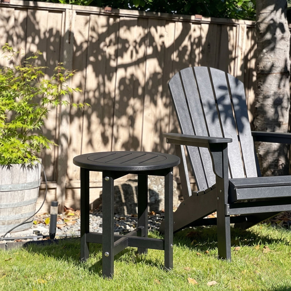 Round Outdoor Side Table