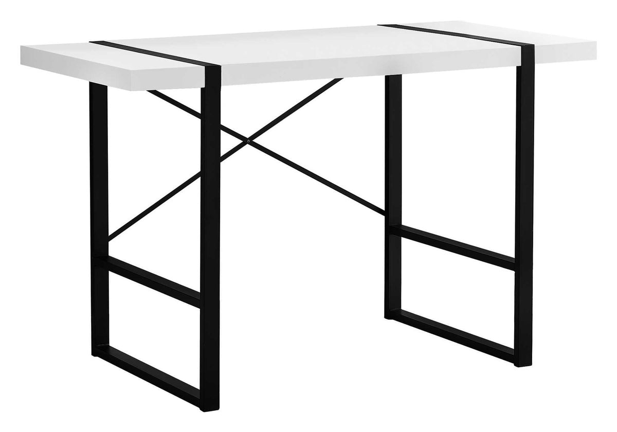 Escritorio de computadora de diseño industrial para oficina en casa, portátil