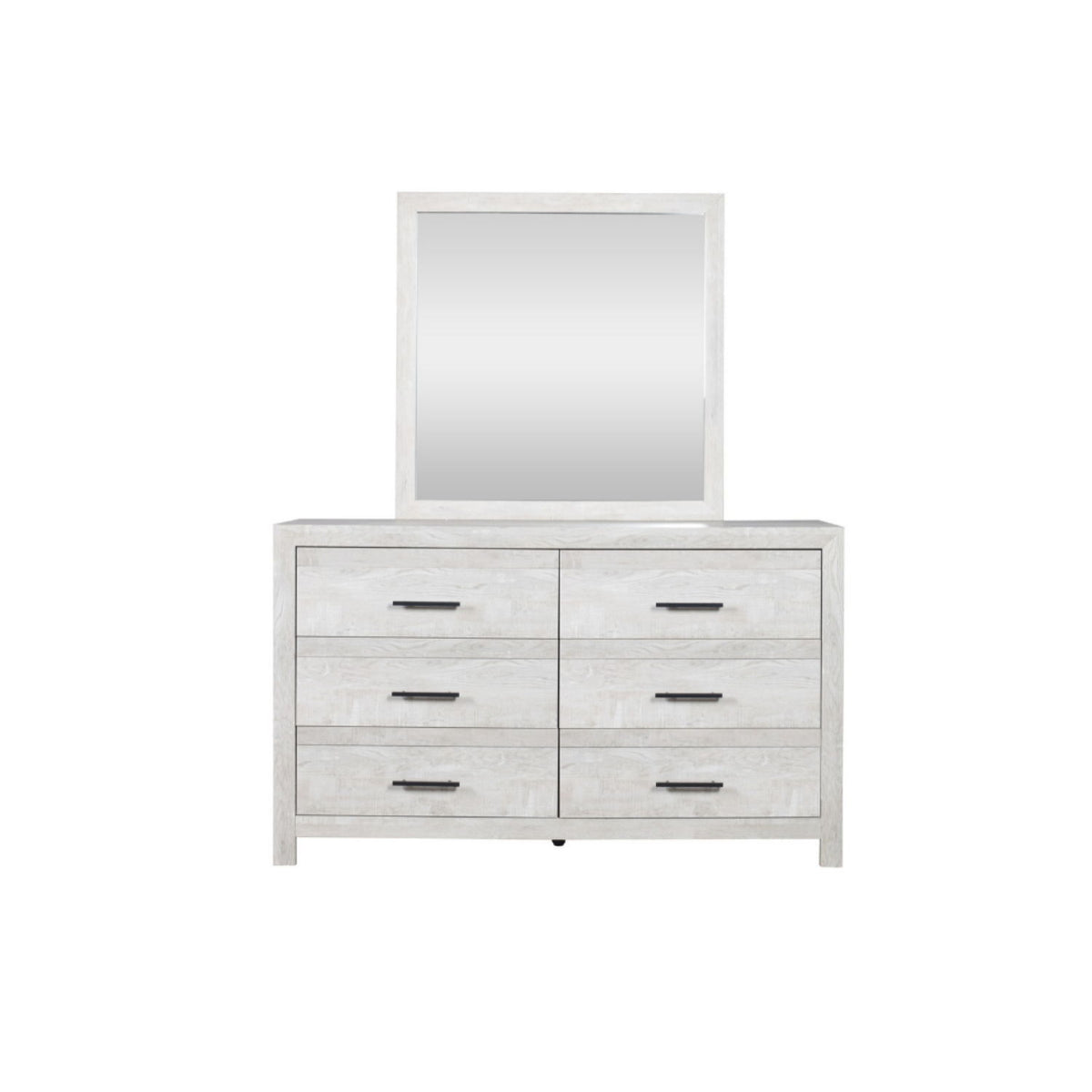 6 Drawer Dresser - Natural / Rustic