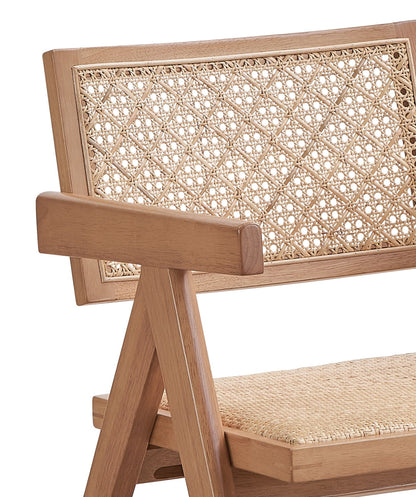 Velentina - Sillón de ratán (juego de 2) - Natural