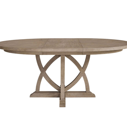 Round Dining Extendable Dining Table - Sand